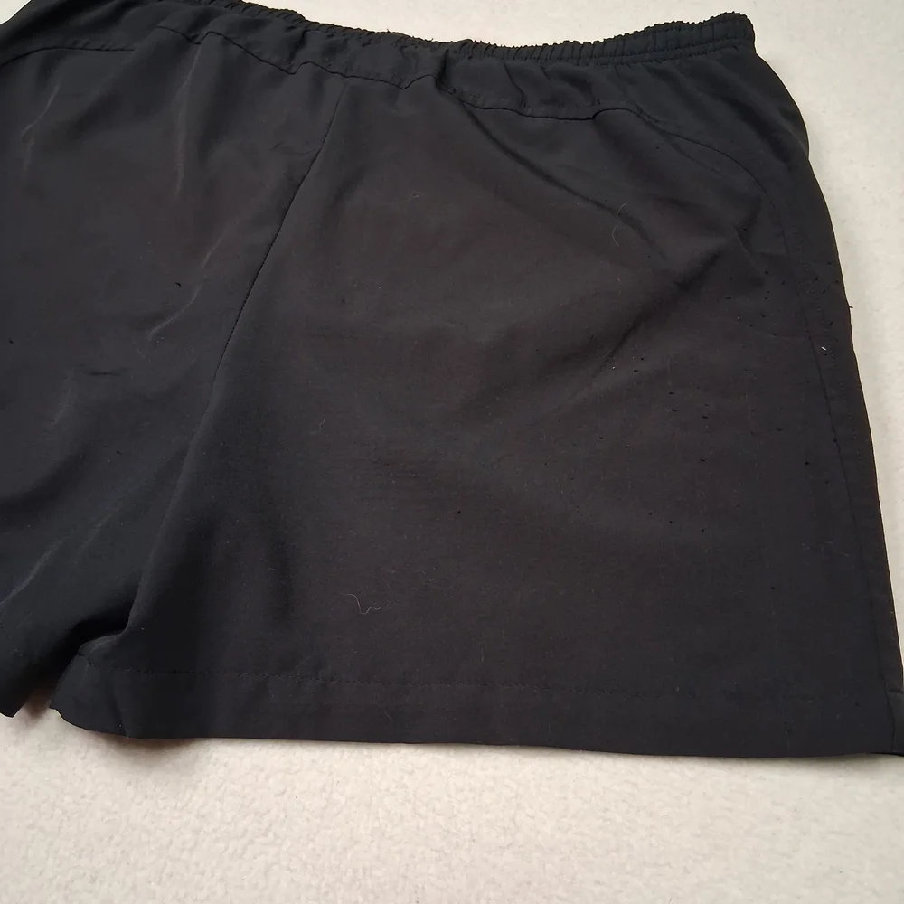 4/20$ ➡️ Nike Black Athletic Shorts with White Swoosh - Picture 10 of 11